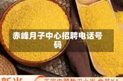 赤峰月子中心招聘电话号码