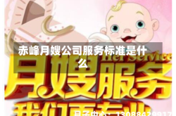赤峰月嫂公司服务标准是什么