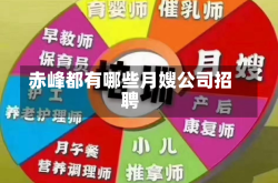 赤峰都有哪些月嫂公司招聘