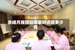 赤峰月嫂培训哪家好点呢多少钱