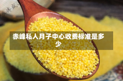 赤峰私人月子中心收费标准是多少