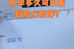 怀孕一个月能查到胎心吗