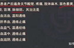 产后身痛如何中医辩证