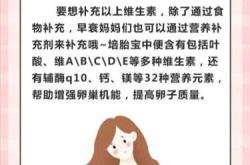 备孕需补充哪些维生素