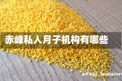 赤峰私人月子机构有哪些