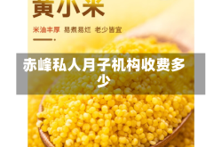赤峰私人月子机构收费多少