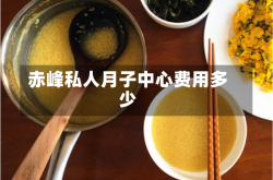 赤峰私人月子中心费用多少