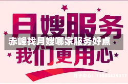 赤峰找月嫂哪家服务好点