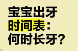 婴儿几个月开始长牙
