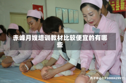 赤峰月嫂培训教材比较便宜的有哪些