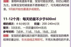 八个月婴儿奶量标准是多少