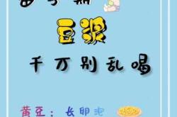 备孕喝黑豆浆几杯合适