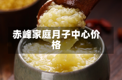 赤峰家庭月子中心价格
