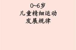 婴儿动作发展有啥规律