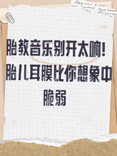 胎教听音乐几个月开始-第1张图片