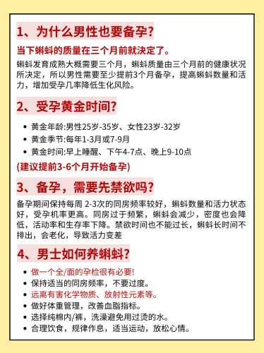 备孕每天要做啥准备-第1张图片