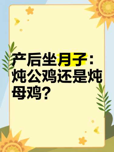 月子里吃母鸡好还是公鸡好-第1张图片