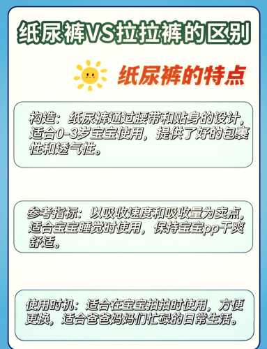 冰淇淋纸尿裤和拉拉裤有何不同-第1张图片