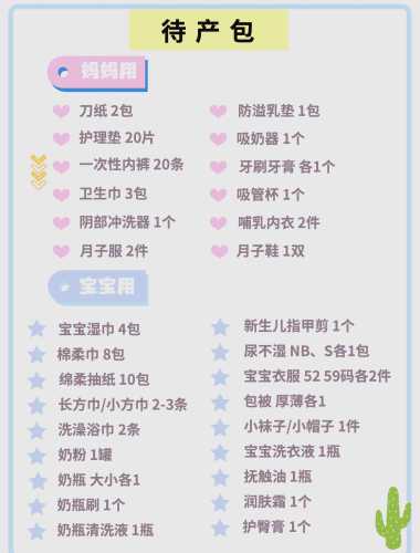 待产包护理要注意什么-第1张图片