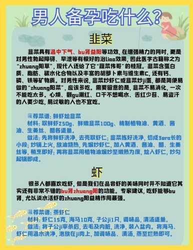 备孕男性吃什么好-第1张图片