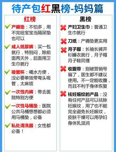 如何整理实用待产包最关键-第1张图片