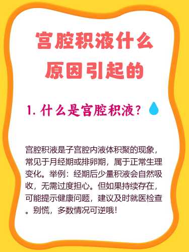 产后宫腔少量积液啥意思-第1张图片