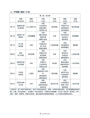 哪里有月子餐30天食谱大全-第1张图片