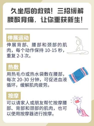 产后腰酸背痛咋缓解-第1张图片